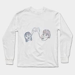 Shy Spooky Love Long Sleeve T-Shirt